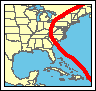 Click for a larger map of Hugo 1989 Hurricane